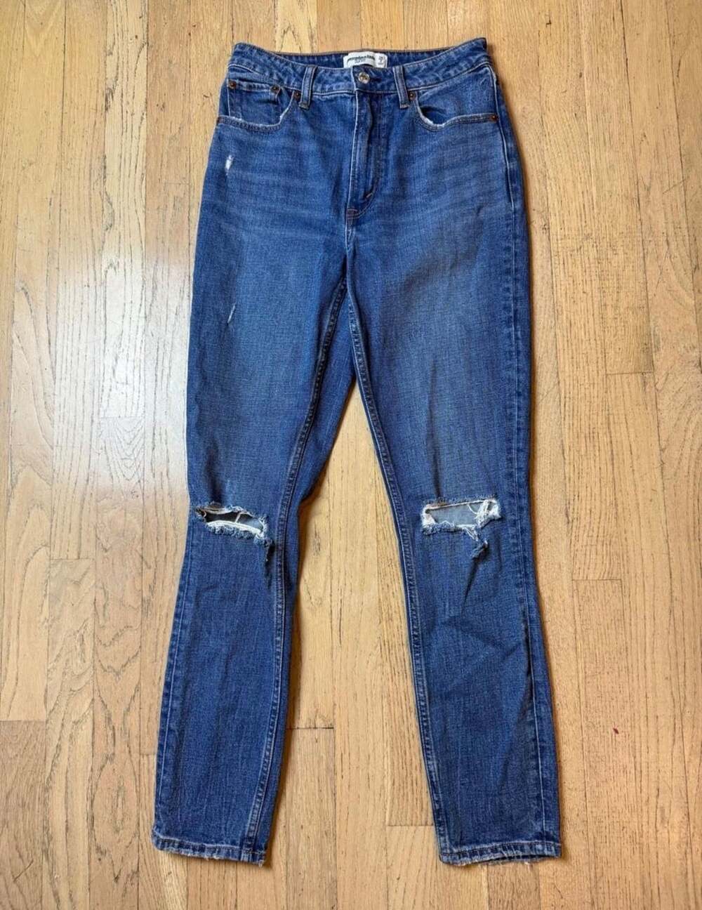 Abercrombie & Fitch The Skinny High Rise Blue Jeans Size 2